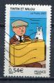 Timbre FRANCE 2007  Obl  N 4051  Y&T  Voyages de Tintin et Milou