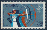 Pologne 1980 n2492 oblitr - Jeux olympiques archer