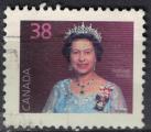 Canada 1988 Oblitr Used Queen Elizabeth II Reine 38 cents SU