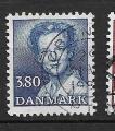 Danemark N 828 Reine Marguerite II 3k80bleu1985