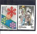 Espagne N Yvert 2597/98 - Edifil 2976/77 (neuf/**)