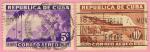 Cuba 1936.- (SC) Centenario. Y&T 22/3. Scott C22/3. Michel 125/6.