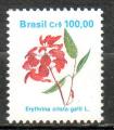 Bresil Yvert N1979 Neuf 1990 Fleur ERYTHRINA CRISTA-GALLI