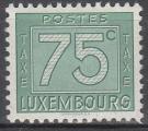 LUXEMBOURG - 1946 - Chiffre - Yvert Taxe 29 Neuf *