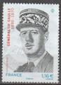 2020 5444 oblitéré ROND Général de Gaulle 1890-1970