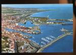 CPM neuve 34 SETE vue arienne sur le port et la ville