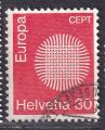 SUISSE - 1970  - Europa  - Yvert 855 Oblitr