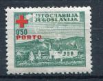 Timbre YOUGOSLAVIE  Bienfaisance  1947  Obl  N 6  Y&T  Croix Rouge