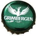 Capsule Bire Crown Cap Beer Grimbergen Triple Hops verte SU