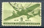 Timbre ETATS UNIS D'AMERIQUE  PA  1941 - 44  Obl   N 27  Y&T   Avion