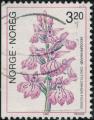 Norvge 1990 Plante Fleurs Dactylorhiza fuchsii Orchis de Fuchs Y& T NO 996 SU