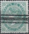 Espagne - 1868 - Y & T n 100 (timbre annul par 3 barres horizontales) - MNG (2