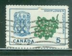 Canada 1964 Y&T 345 oblitr Nouvelle cosse et fleur de mai