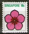 **   SINGAPOUR    10 c  1973  YT-190  " Pervenche "  (N)   **