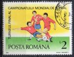 ROUMANIE N 3887 o Y&T 1990 Italie 90 Coupe du monde de football phase finale
