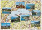 Carte Postale Moderne Suisse - Carte du Lac Lman