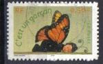 France 2004 - YT 3635-  Timbre de naissance; C'est un garon - Papillon