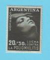 ARGENTINE ARGENTINA MALADIE POLIO 1956 / MNH**
