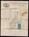 Rare lettre de La Safia pour Londres - Cachet Maritime PHILIPPEVILLE BAT A VAP