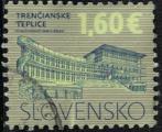 Slovaquie 2016 Oblitr Btiments Ville de Trencianske Teplice Y&T SK 683 SU