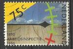 Pays-Bas 1990; Y&T n 1346; 70c centenaire de l'inspection du travail