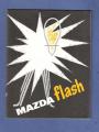 Dpliant publicitaire : Mazda Flash ( lampe pour appareil photo )( photographie