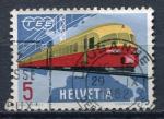 Timbre SUISSE 1962  Obl  N 689  Y&T   Train