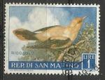 Saint-Marin 1960; Y&T n 479; 1L oiseau; Loriot