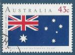 Australie N1195 Drapeau national oblitr