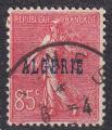 ALGERIE - 1924  - Semeuse  - Yvert 28 oblitr