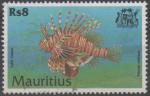 Ile Maurice/Mauritius 2000 - Poisson "rascasse ou laffe volant", obl - YT 954 
