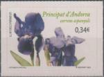 Andorre Esp. 2010 - Fleur : iris des Pyrnes - YT 357 **