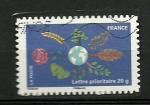France timbre oblitr n537 anne 2011 srie "Le timbre fte La Terre"  