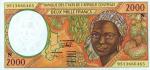 Etats d'Afrique Centrale Guine Equa. 1995 billet 2000 francs pick 503c neuf UNC