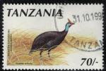Tanzanie 1990 Oblitr Used Animal Oiseau Numida Mitrata Pintade de Numidie SU