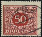 Checoslovaquia 1928.- Cifra. Y&T 60. Scott J63. Michel P60.