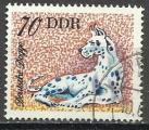 RDA 1976; Y&T n 1836; 70p faune, chien, dogue allemand