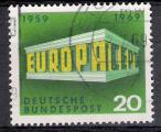 RFA 1969; Y&T n 446; 20p Europa, vert
