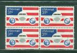 tats Unis 1976 Y&T PA 84 Bloc de 4 timbres