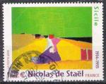 France 2005; Y&T n 3762; 1,22 oeuvre de Nicolas de Stal