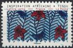 France 2019 Tissus Motifs Nature Inspiration Africaine Timbre 06 Y&T 1660