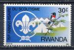 Timbre Rpublique du RUANDA  1983  Neuf **  N 1082  Y&T  Scoutisme