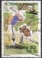 SAO TOME ET PRINCIPE N 979 Y&T o 1989 Jeux Olympiques d't  Barcelone (Base B