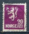 Timbre NORVEGE 1922 / 1924  Obl N 98  Y&T  Armoiries