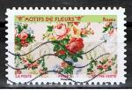 France / 2021 / Motif de fleurs, roses / AA YT n 1991 oblitr