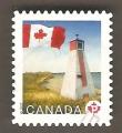 Canada - Scott 2252  flag / drapeau / lighthouse / phare