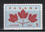 Canada / 1964 / Centenaire de l'Unit / Feuille d'rable / YT n 342 **