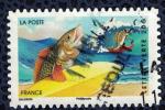 France 2014 Oblitr Thmatique Used Vacances Poisson Surfeur Y&T 984 SU