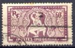 Timbre Colonies Franaises INDOCHINE  Obl  N 168  Y&T
