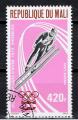 Mali / 1976 / JO Innsbruck / Saut  skis / YT PA n 268, oblitr